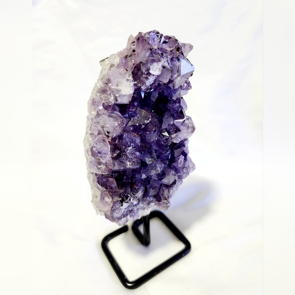 Reserved Amethyst on Pin Stand Crystals & Stones Display Boho Home Decor - Picture 6 of 8